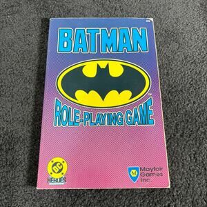 Batman Role Playing Game Book Vintage 1989 DC Comics Mayfair Games - Very Good